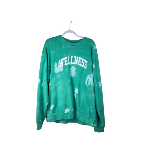 Sporty & Rich Sweaters - Sporty & Rich Wellness Tie Dye Pullover Sweater Cotton XL